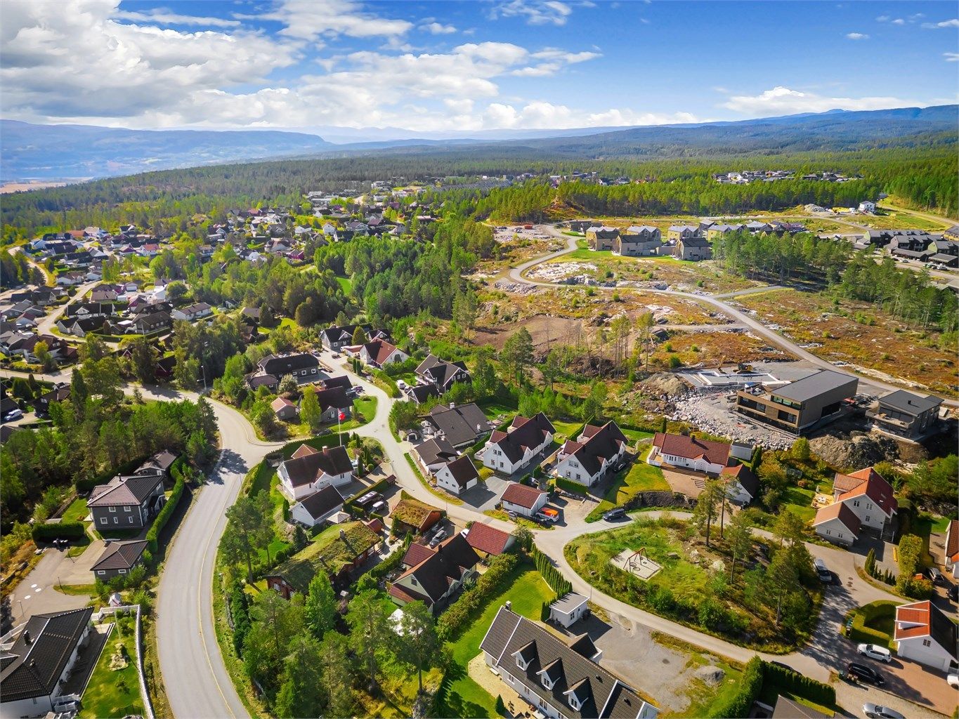 Meget barnevennlig boligområde med kort vei til flotte turområder