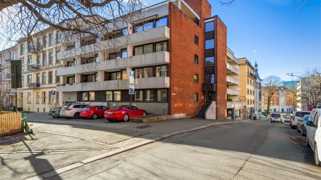 Leiligheten ligger i byggets 3. etasje