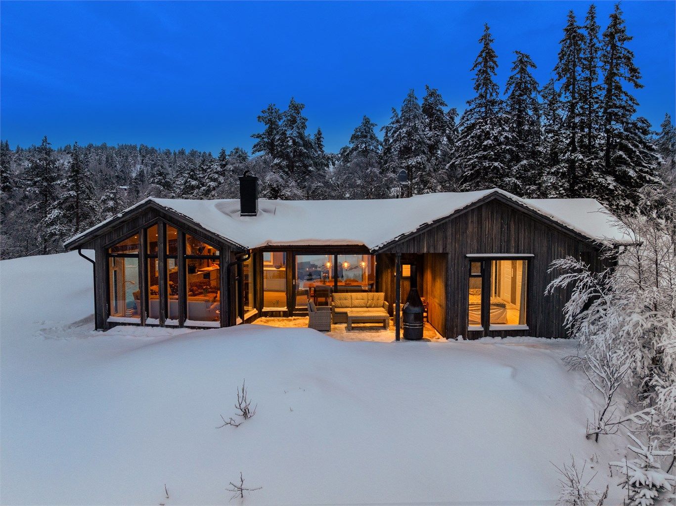 Fasade og kledning i malmfuru