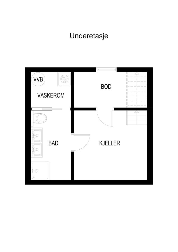 Plantegning - Underetasje