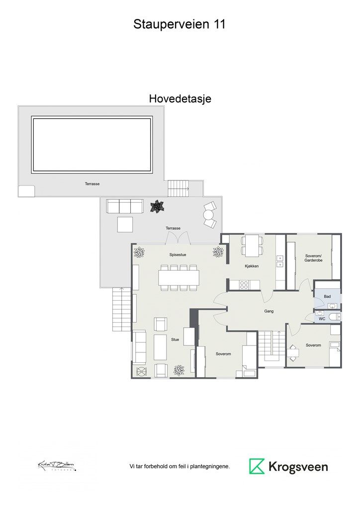 Stauperveien 11 - Plantegning 