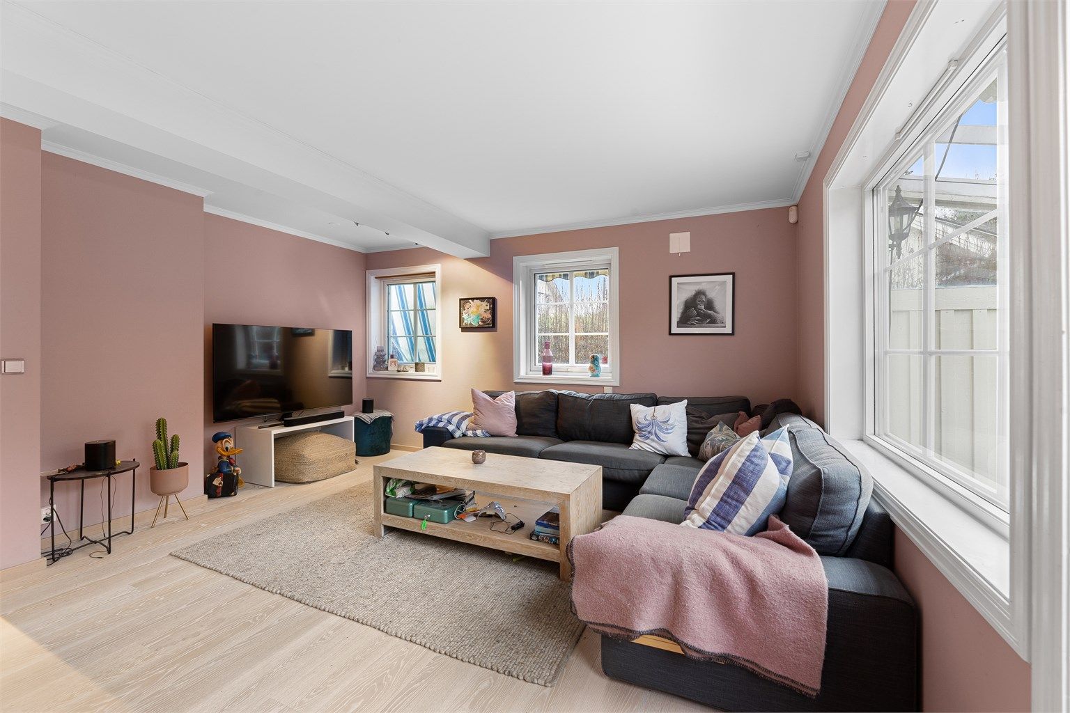 Det er sentralstøvsuger i boligen