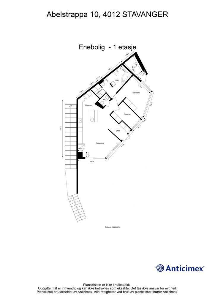 Plantegning 1 etasje