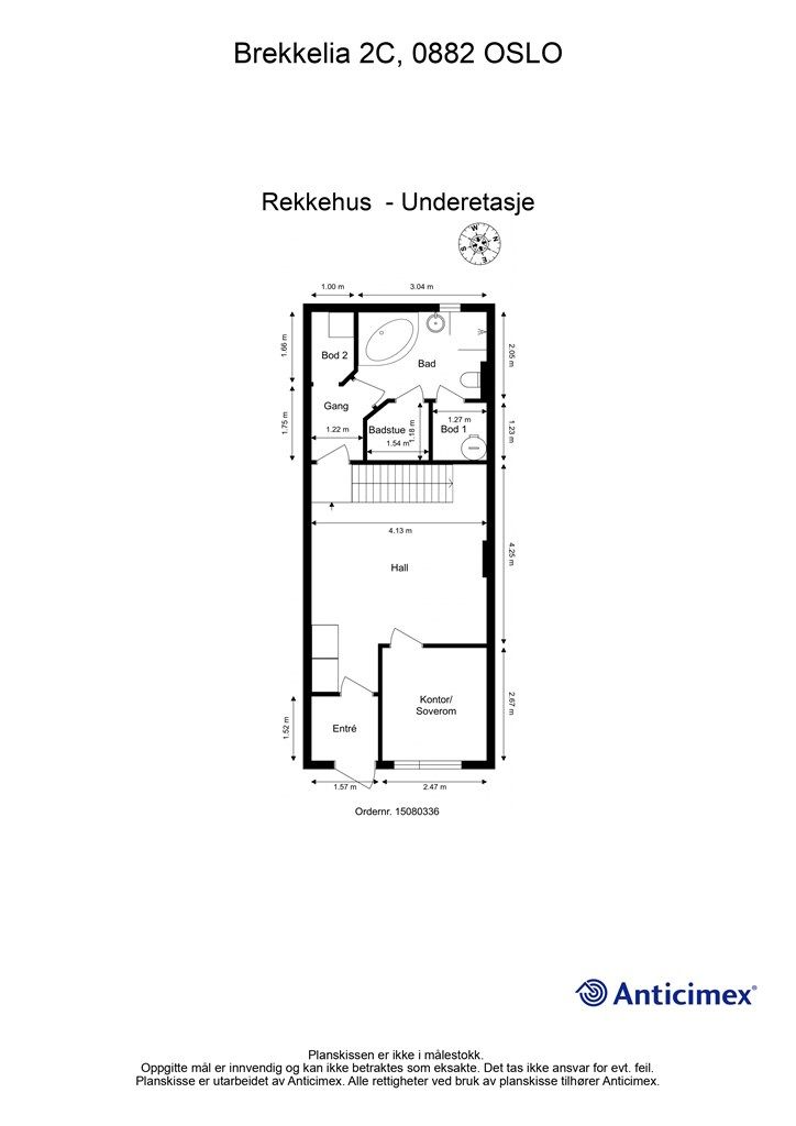 Plantegning - Underetasje
