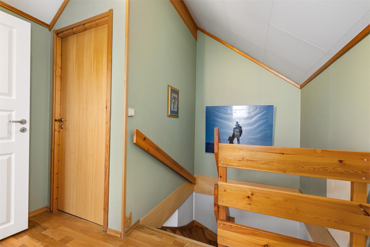 Trappegangen i loftsetg.