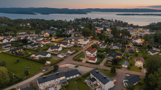 Boligen er beliggende barnevennlig i rolige omgivelser på Neperud. Kort vei til barnehage, skoler og dagligvare
Foto: Tor Harald Johannessen