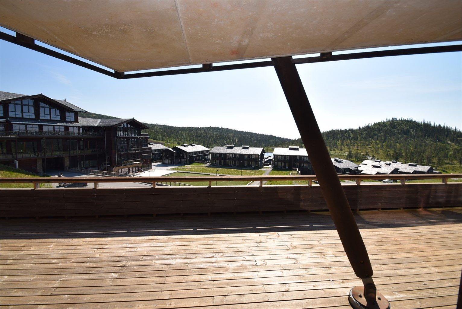 Flott utsikt over nærområdene