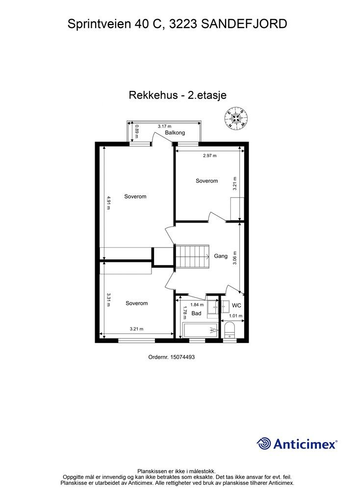 Plantegning - 2.etasje.