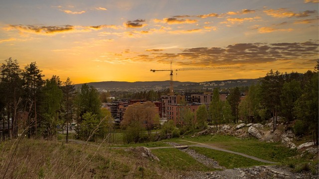 Østmarka ligger like i nærheten og byr på flotte turmuligheter året rundt.