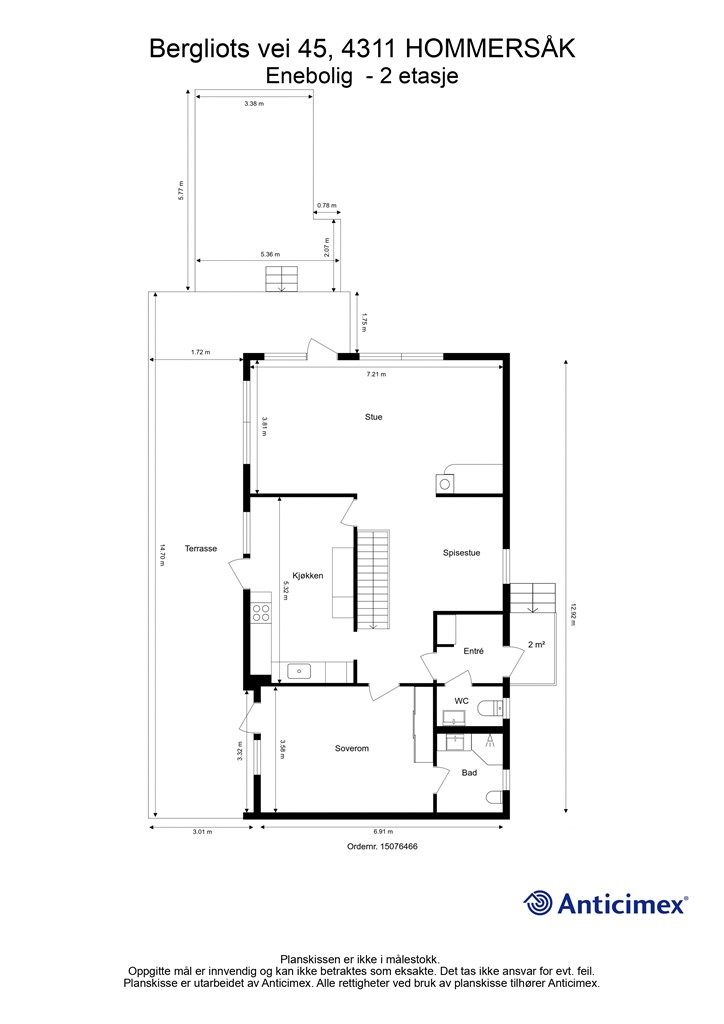 Plantegning- 1 etasje