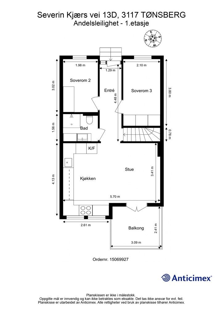 Plantegning 1. etasje