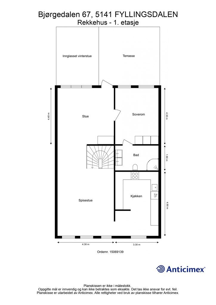 Plantegning - 1. etasje
