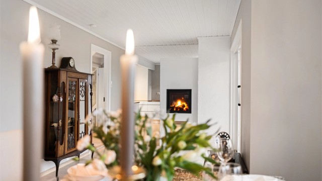 Her kan du nyte med å invitere familie og venner på hyggelige middager.