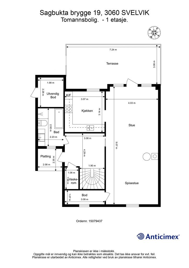 Plantegning - 1. etasje
