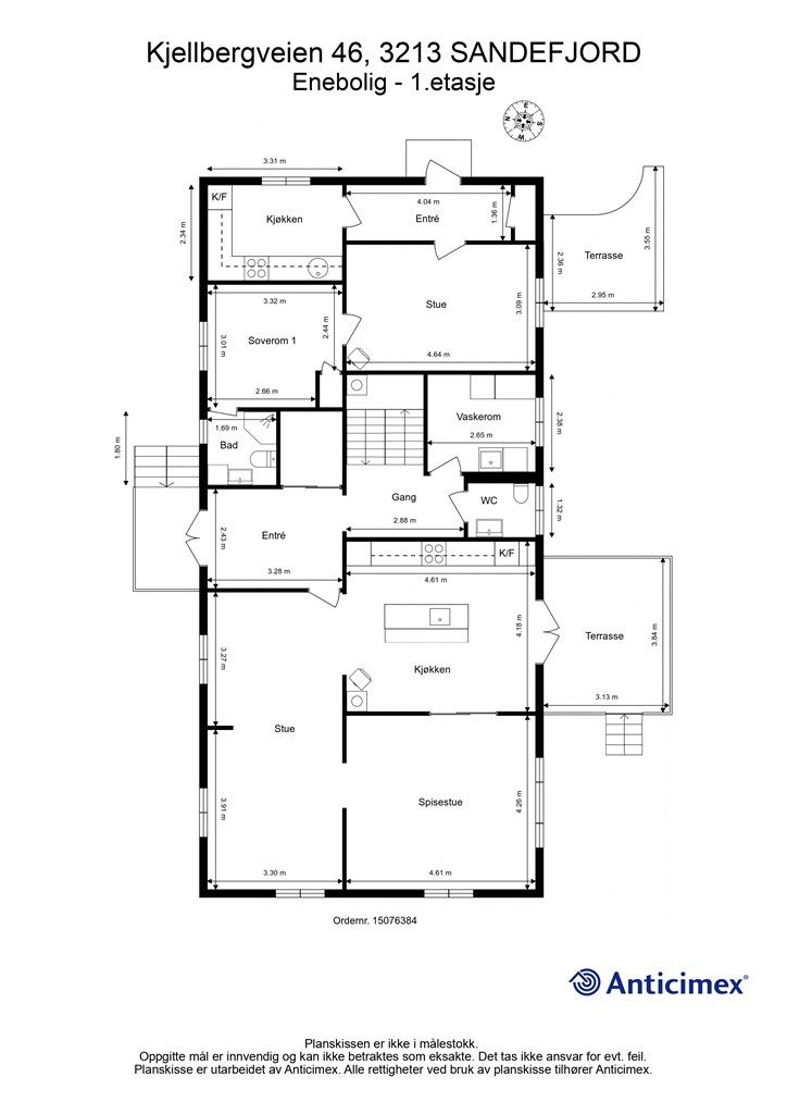 Plantegning 1.etasje