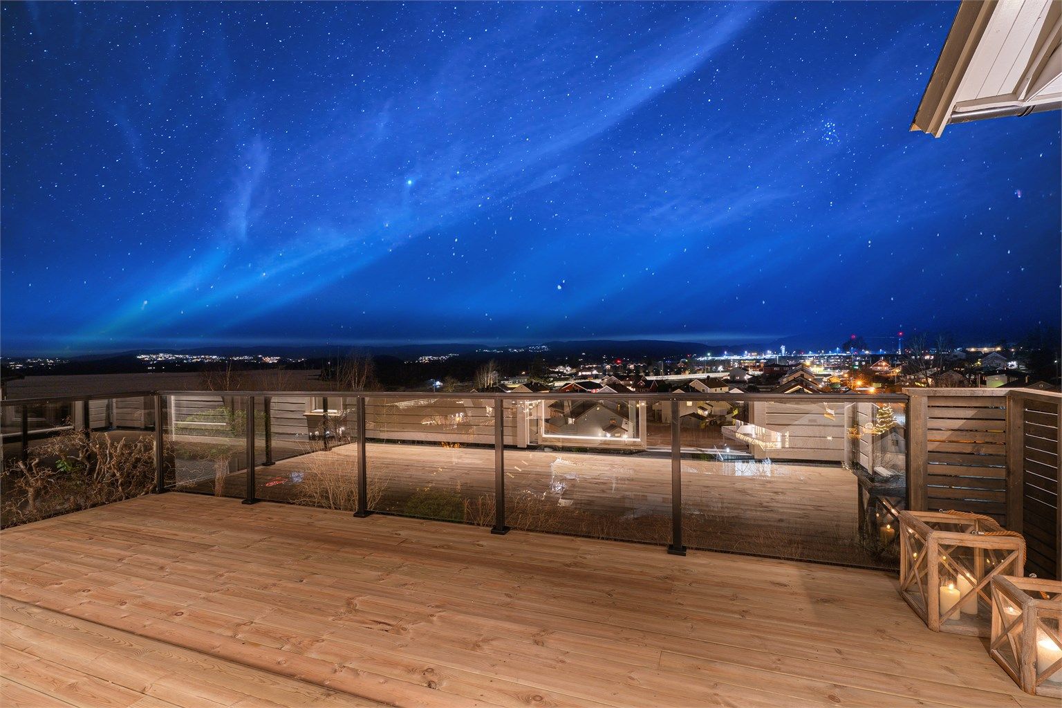 Nydelig himmel i kveldstimene