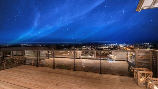 Nydelig himmel i kveldstimene