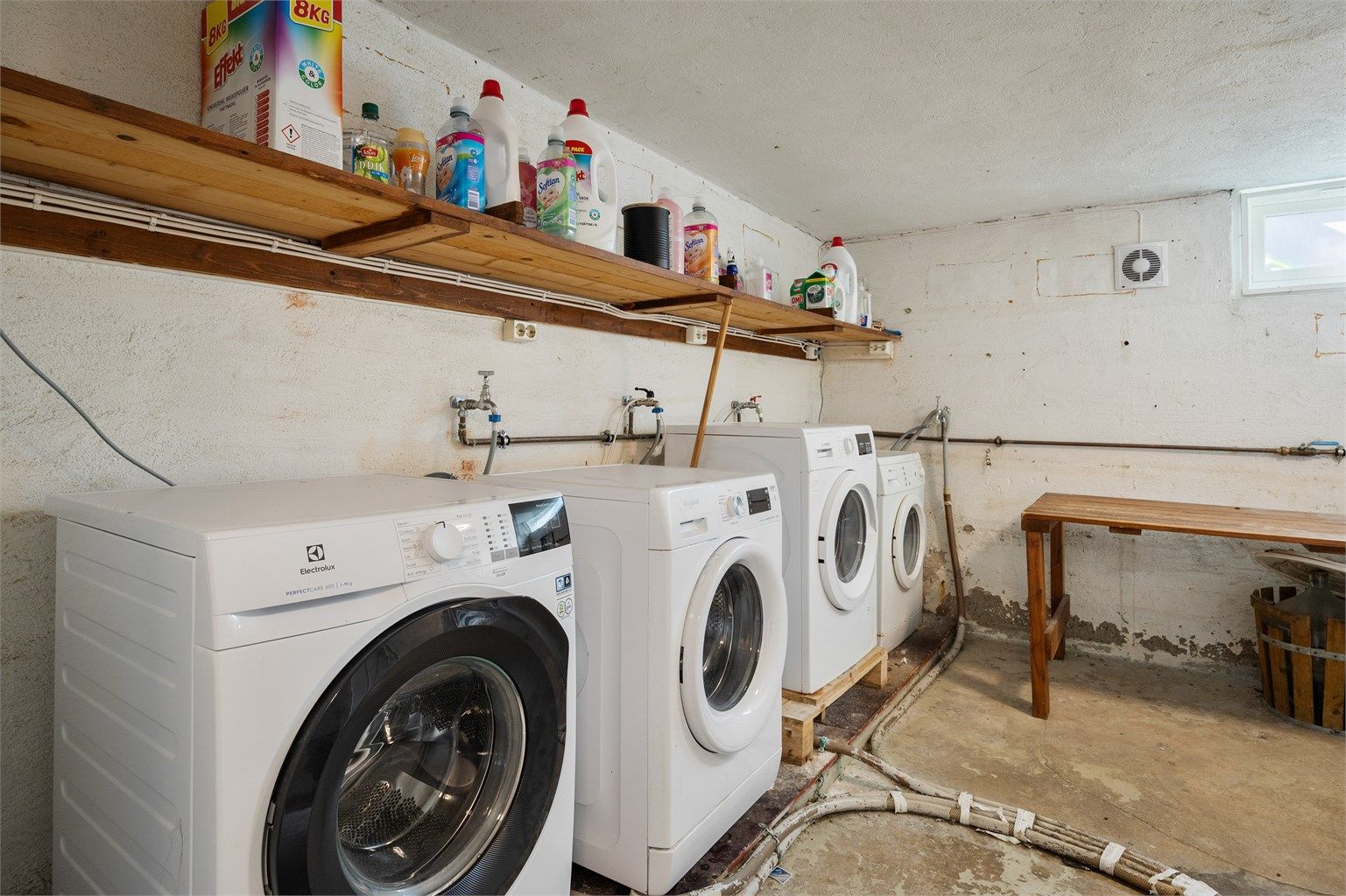 Felles vaskerom i kjeller - Borettslaget har vedtatt at samtlige vaskekjellere skal renoveres med oppstart sommeren 2026 