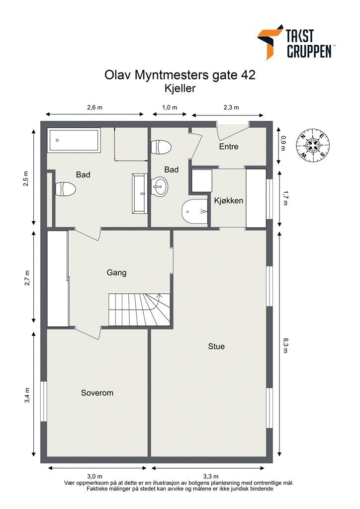 Plantegning - Kjeller