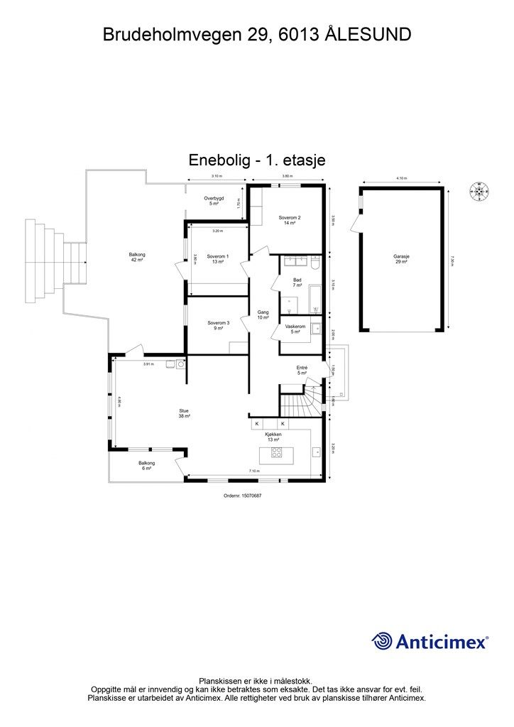 Plantegning 1. etasje