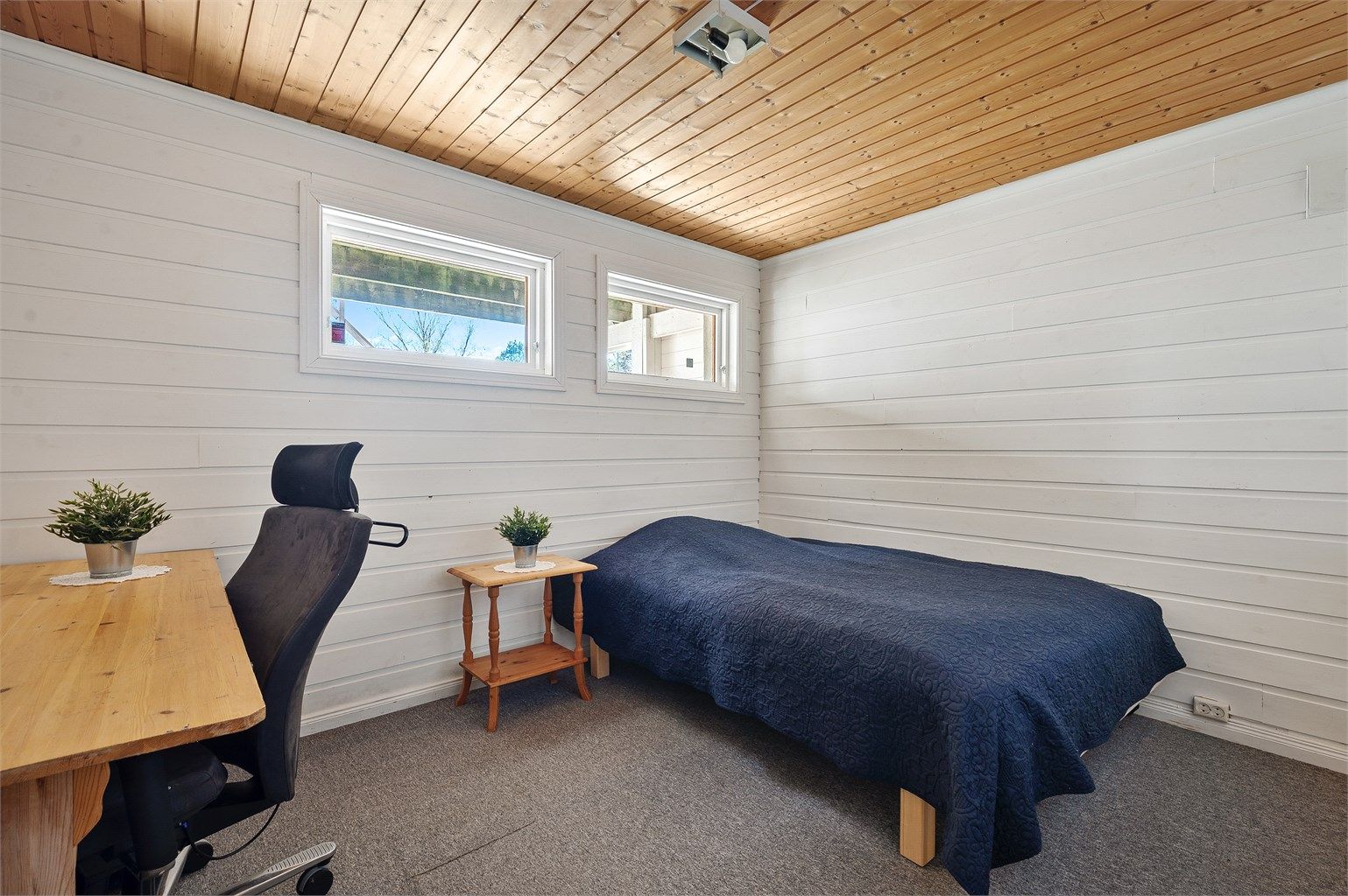 Rom i underetasjen som i dag benyttes som soverom