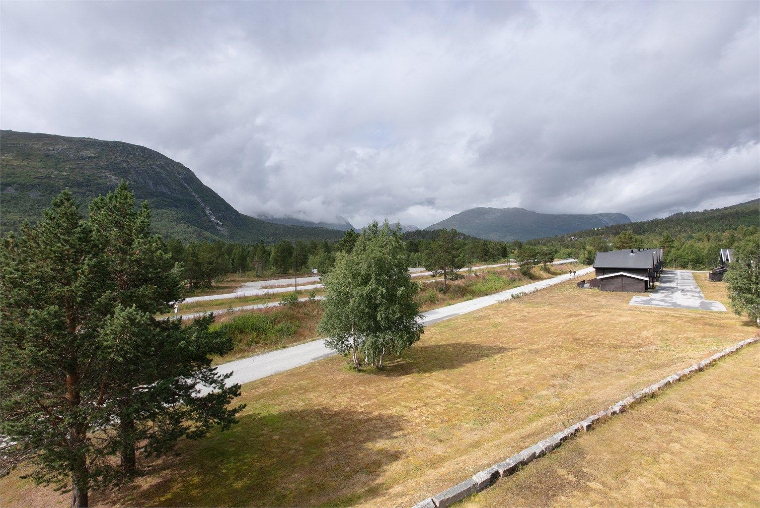Langrennsløypene kan nås like i nærheten av eiendommen.