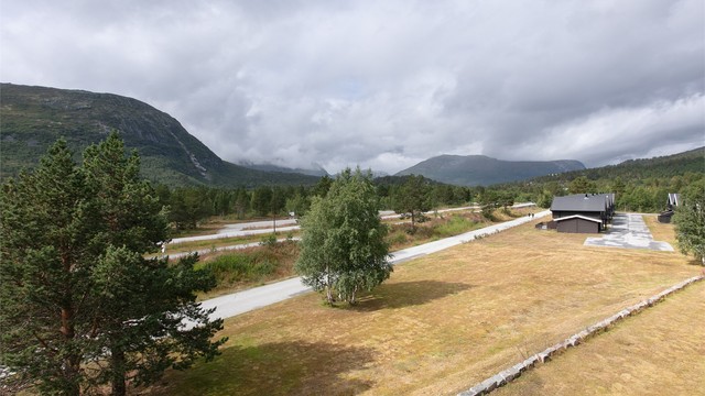 Langrennsløypene kan nås like i nærheten av eiendommen.