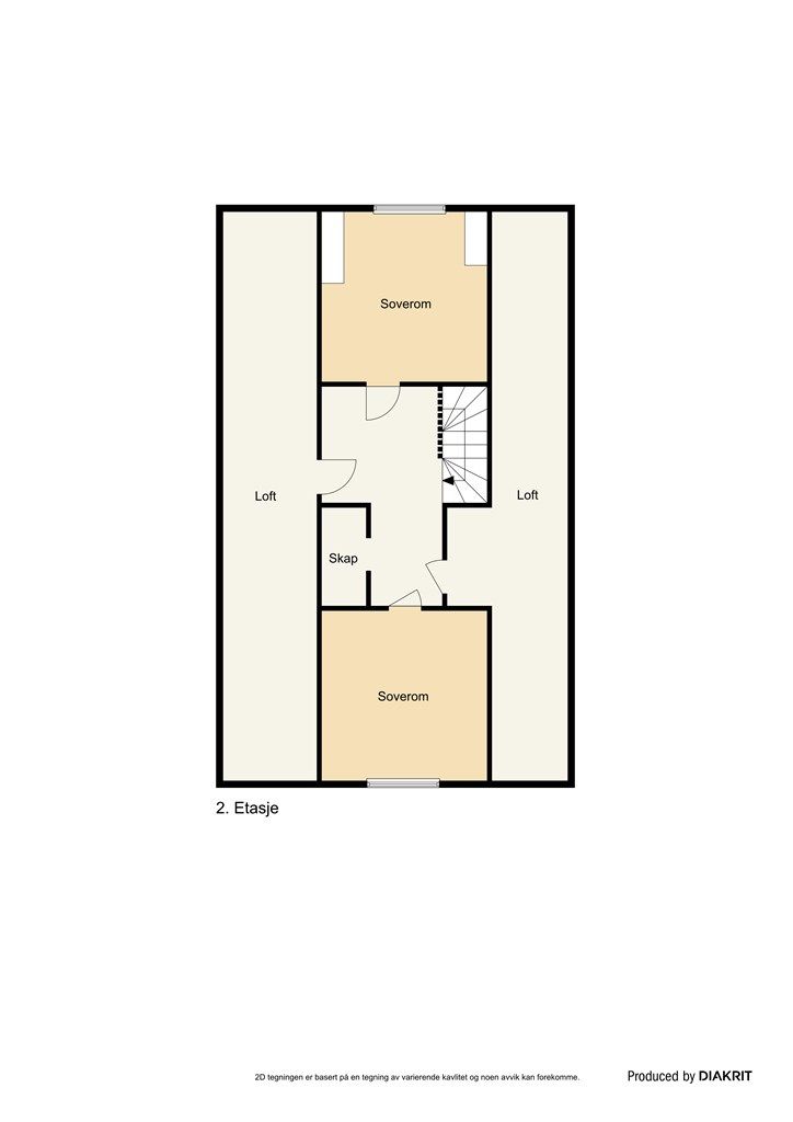 Plantegning - 2. etasje