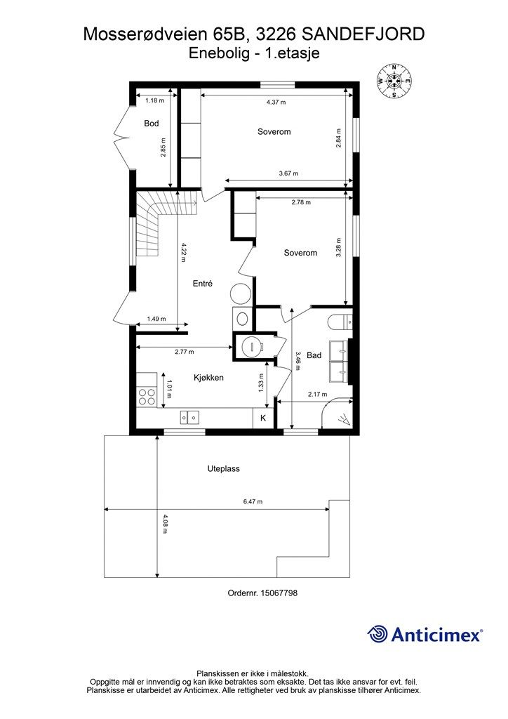 Plantegning 1.etasje