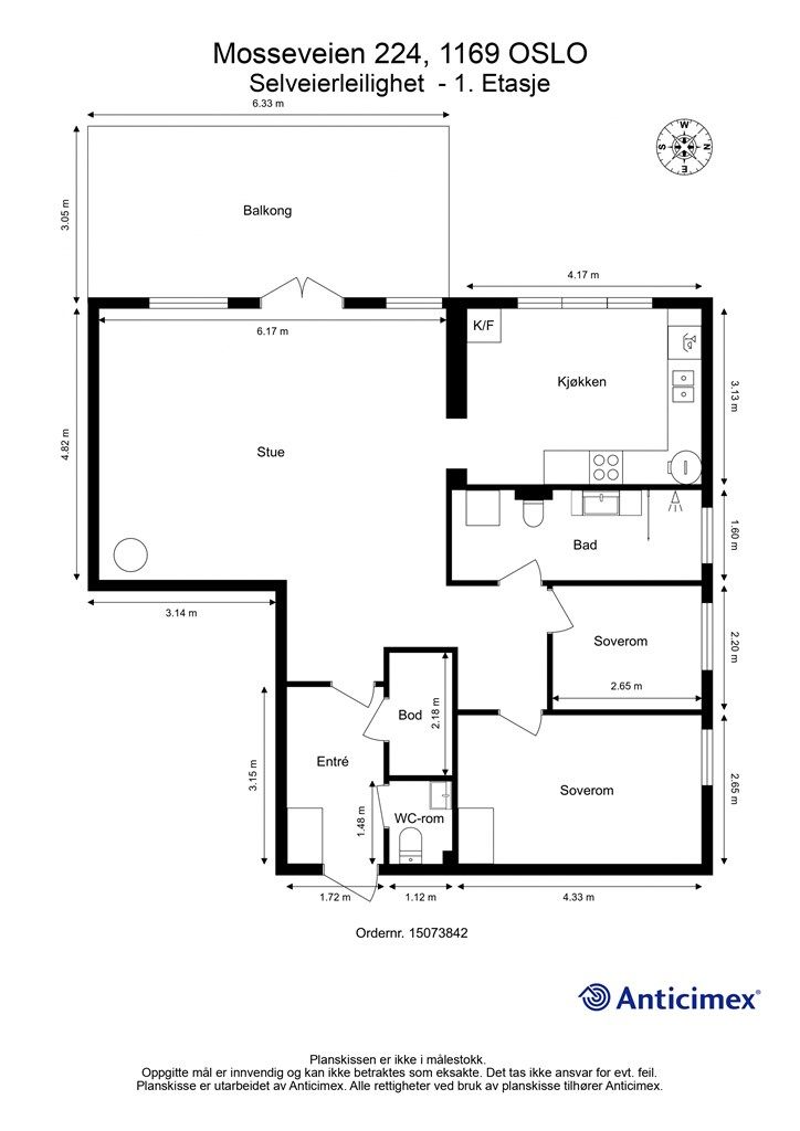 Plantegning 1. etasje