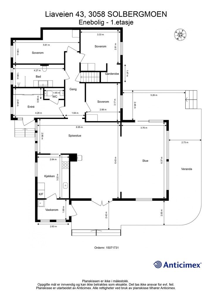 Plantegning - 1. etasje