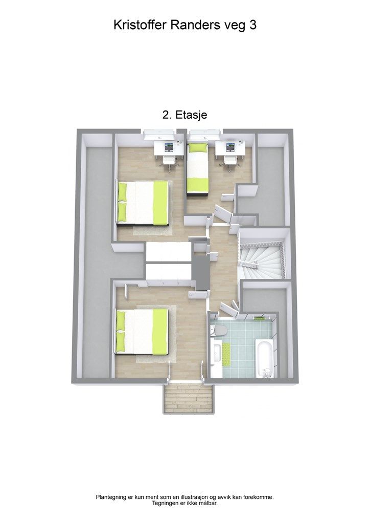 Kristoffer Randers veg 3 - 3D - 2