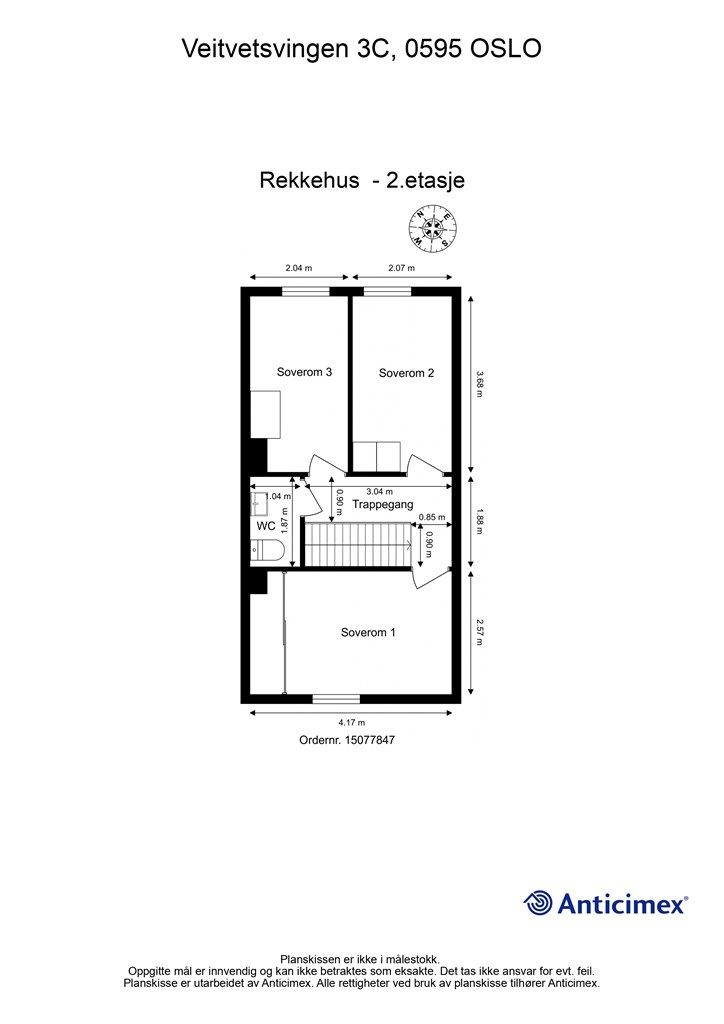 Plantegning - 2. etg