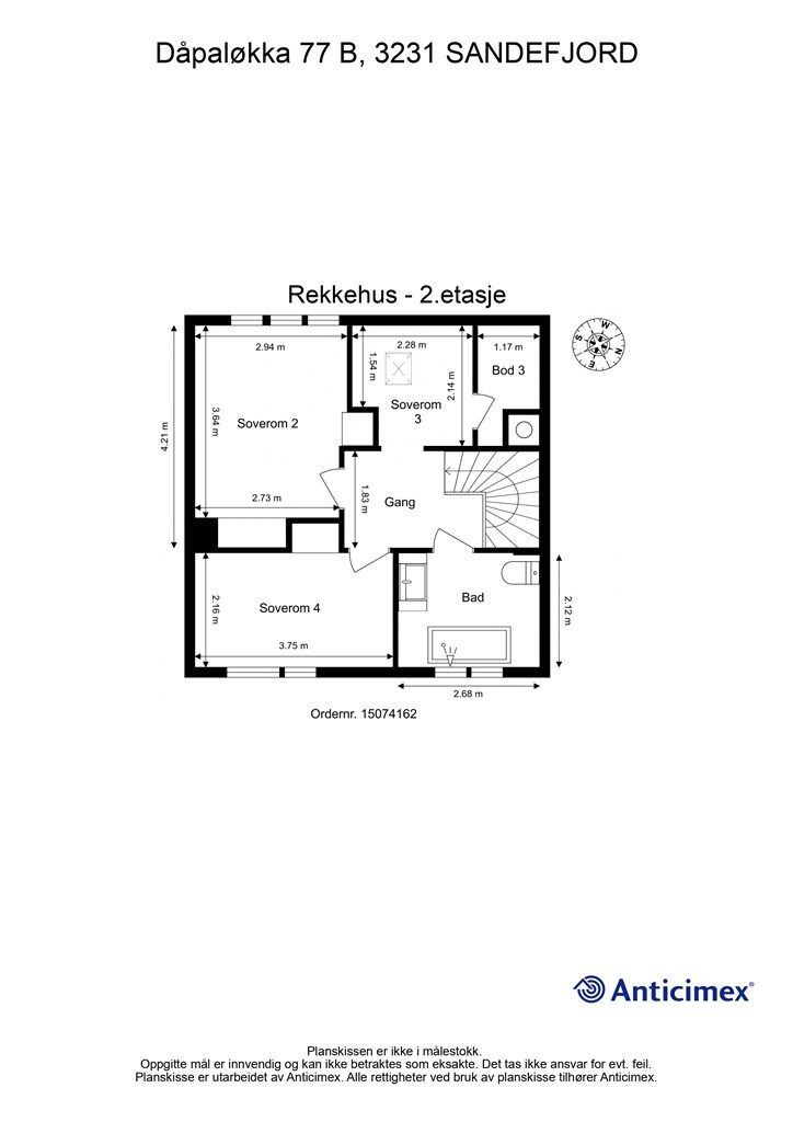 Plantegning 2.etasje