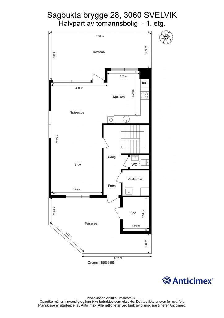 Plantegning - 1. etasje