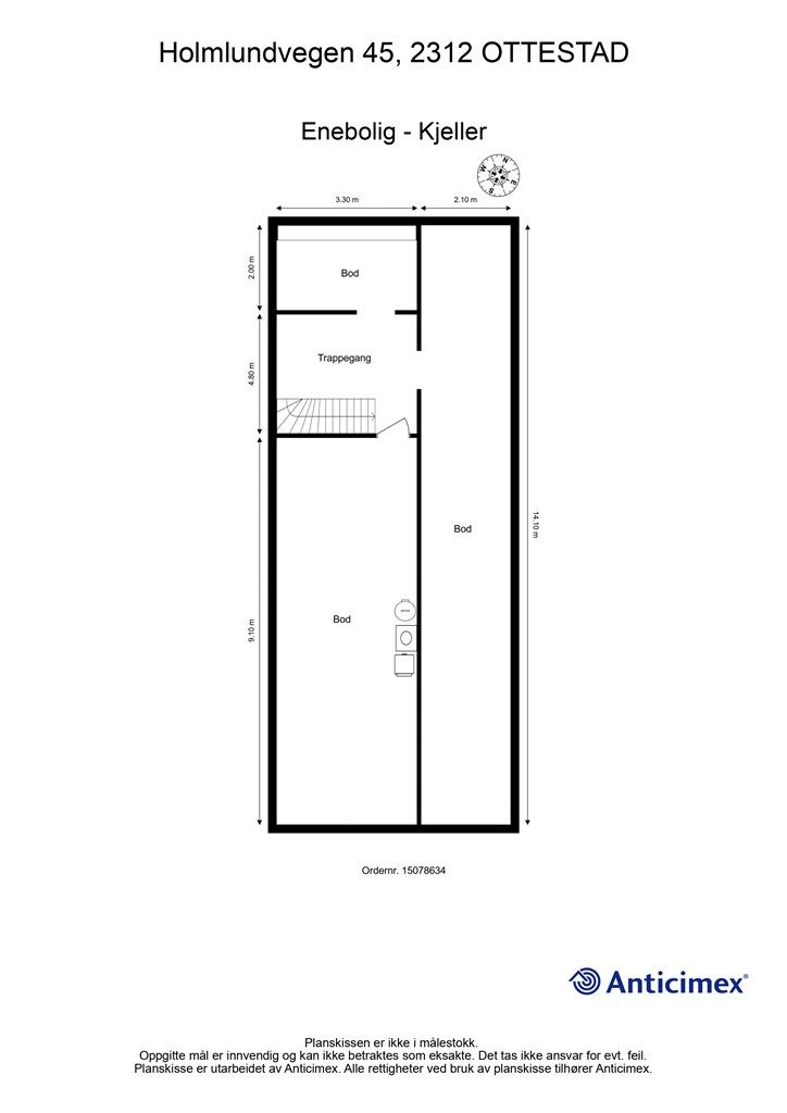 Plantegning - Kjeller