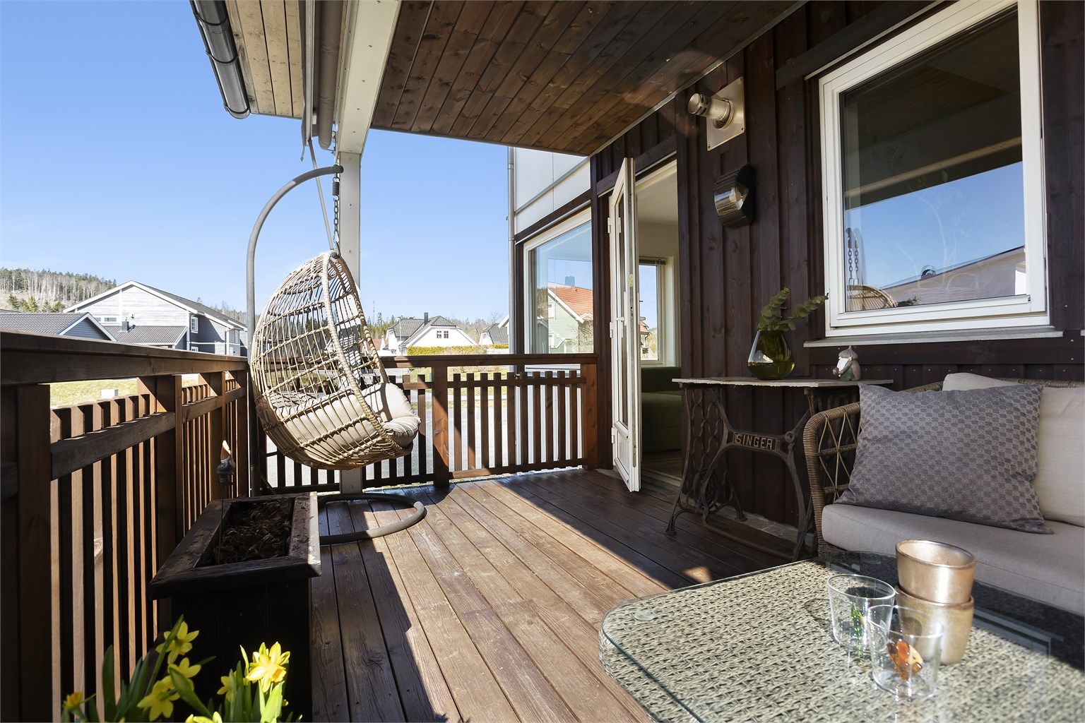 Et perfekt sted for å nyte lange sommerkvelder i rolige omgivelser.
