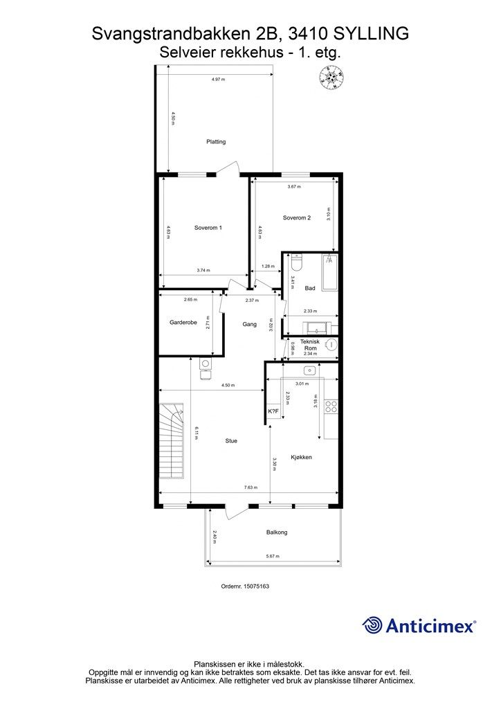 Plantegning - 1. etasje