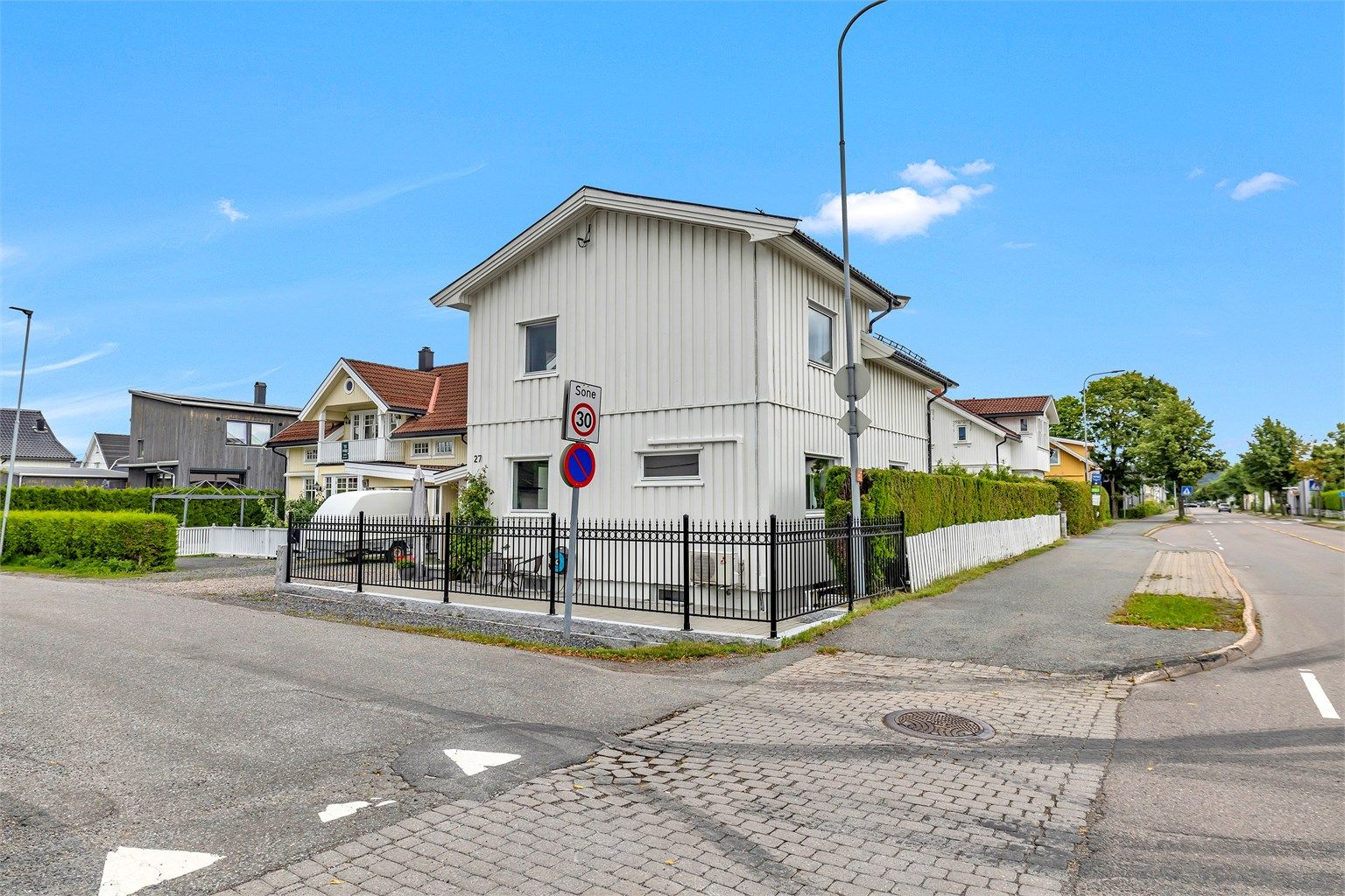 Beliggenheten på Vigernes er ettertraktet, med gangavstand til skoler, sentrum og kollektivtransport.
Foto: Isnitt foto