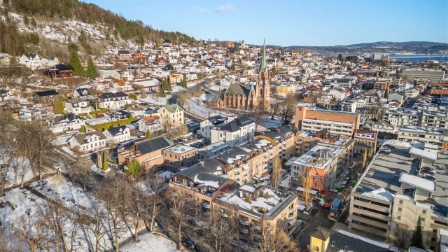 Gangavstand til Bragernesåsen med flotte tur- og rekreasjonsområder