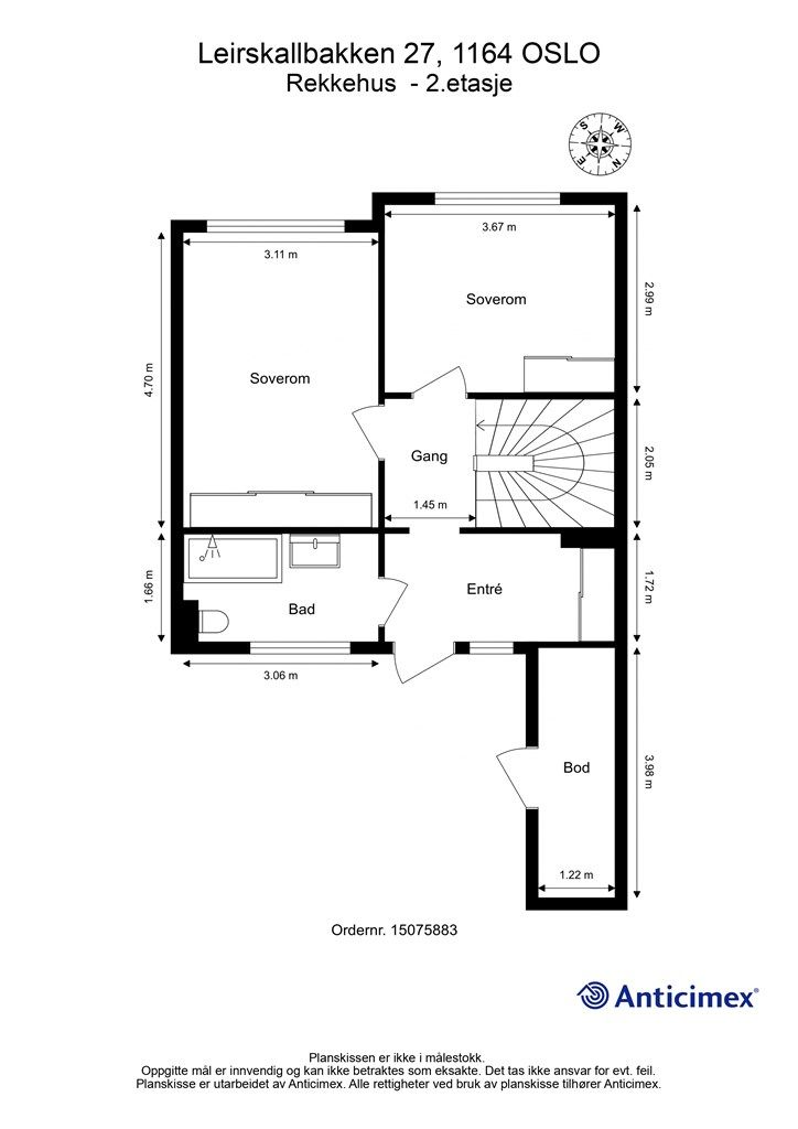 Plantegning 2.etasje