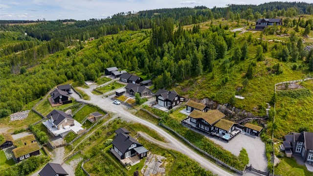 Blindvegen gjør at man slipper gjennomgangstrafikk og kan nyte roen.