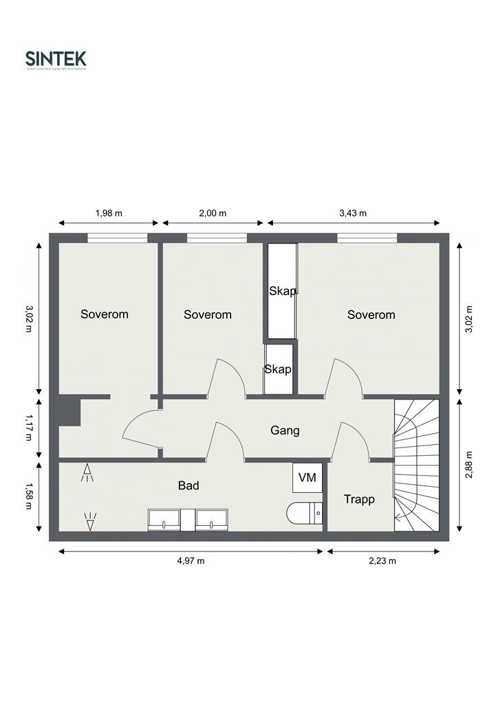 Plantegning 1. etasje