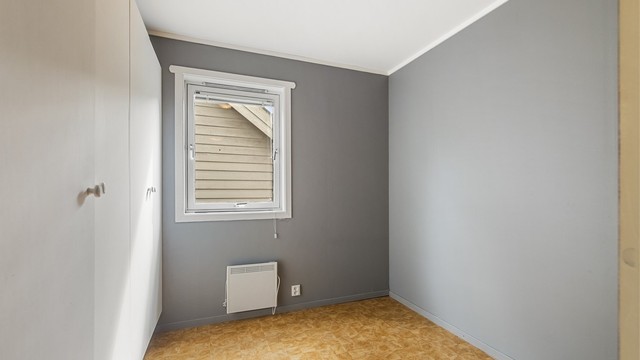 Det tredje soverommet egner seg godt som barnerom, gjesterom eller kontor.