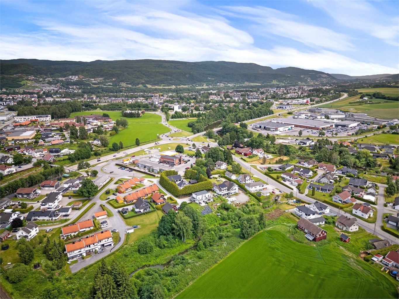 Gangavstand til Eikersentret
