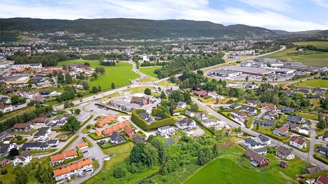 Gangavstand til Eikersentret