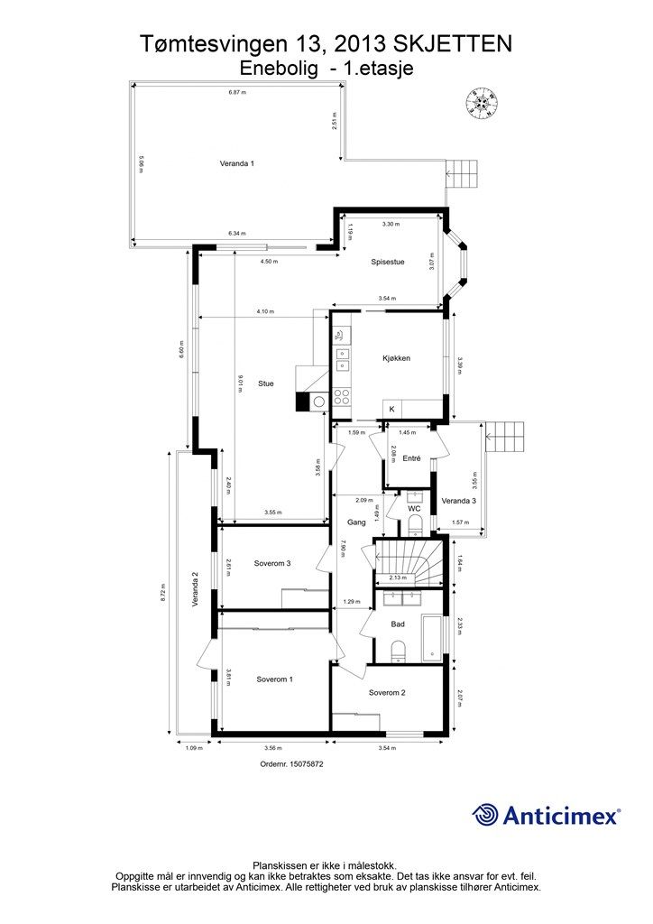 Plantegning 1.etasje