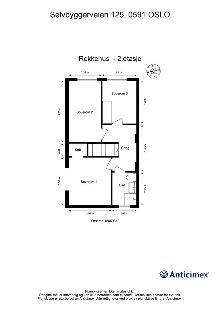 Plantegning - 2. etasje