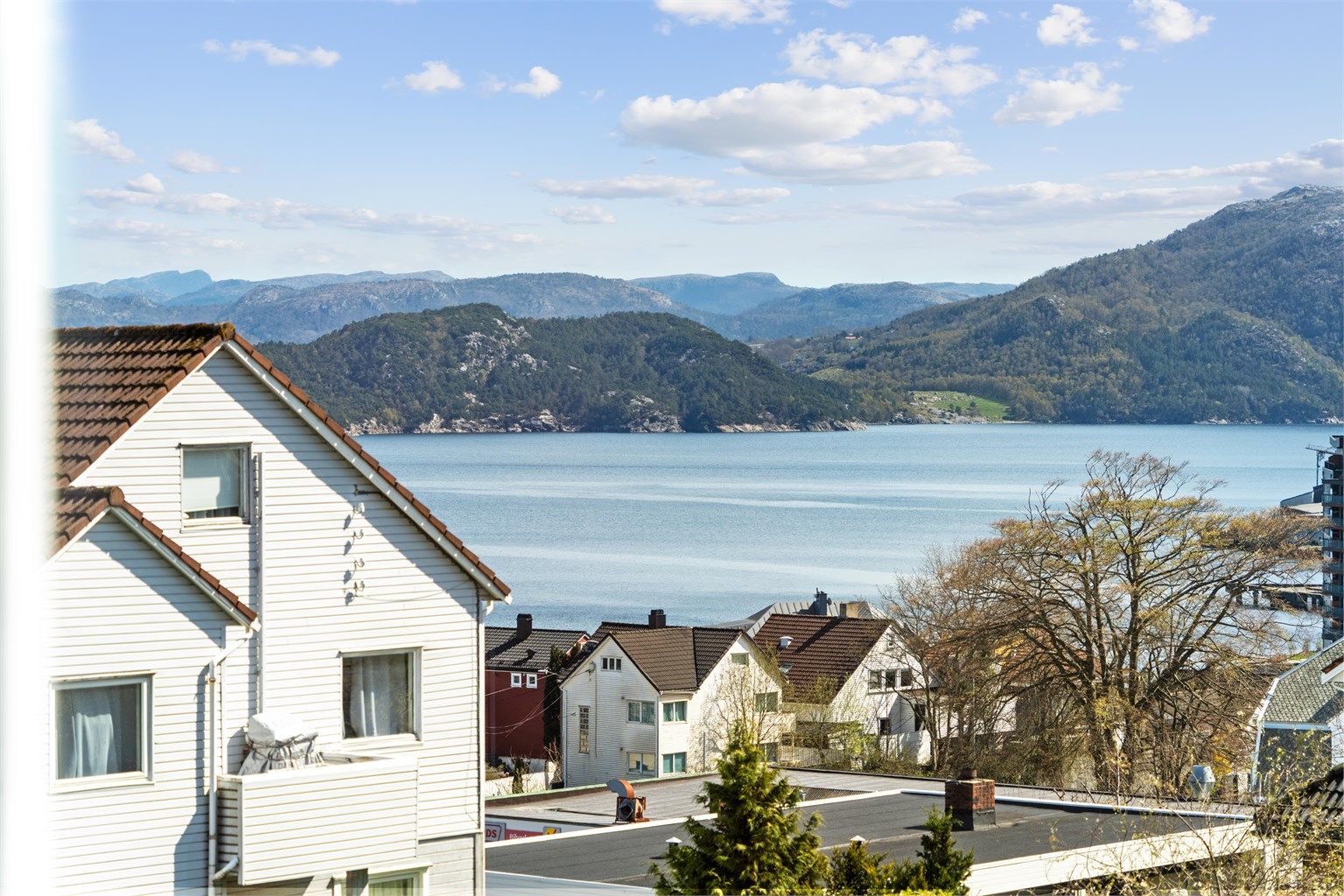 Utsikt fra stuevinduet.