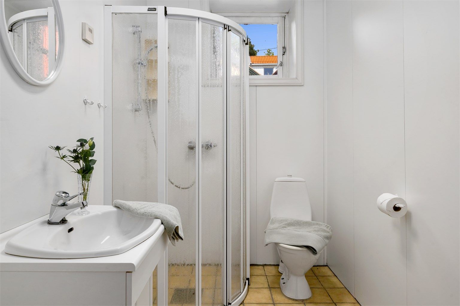 Bad i tilknytning til det gamle bakeriet.